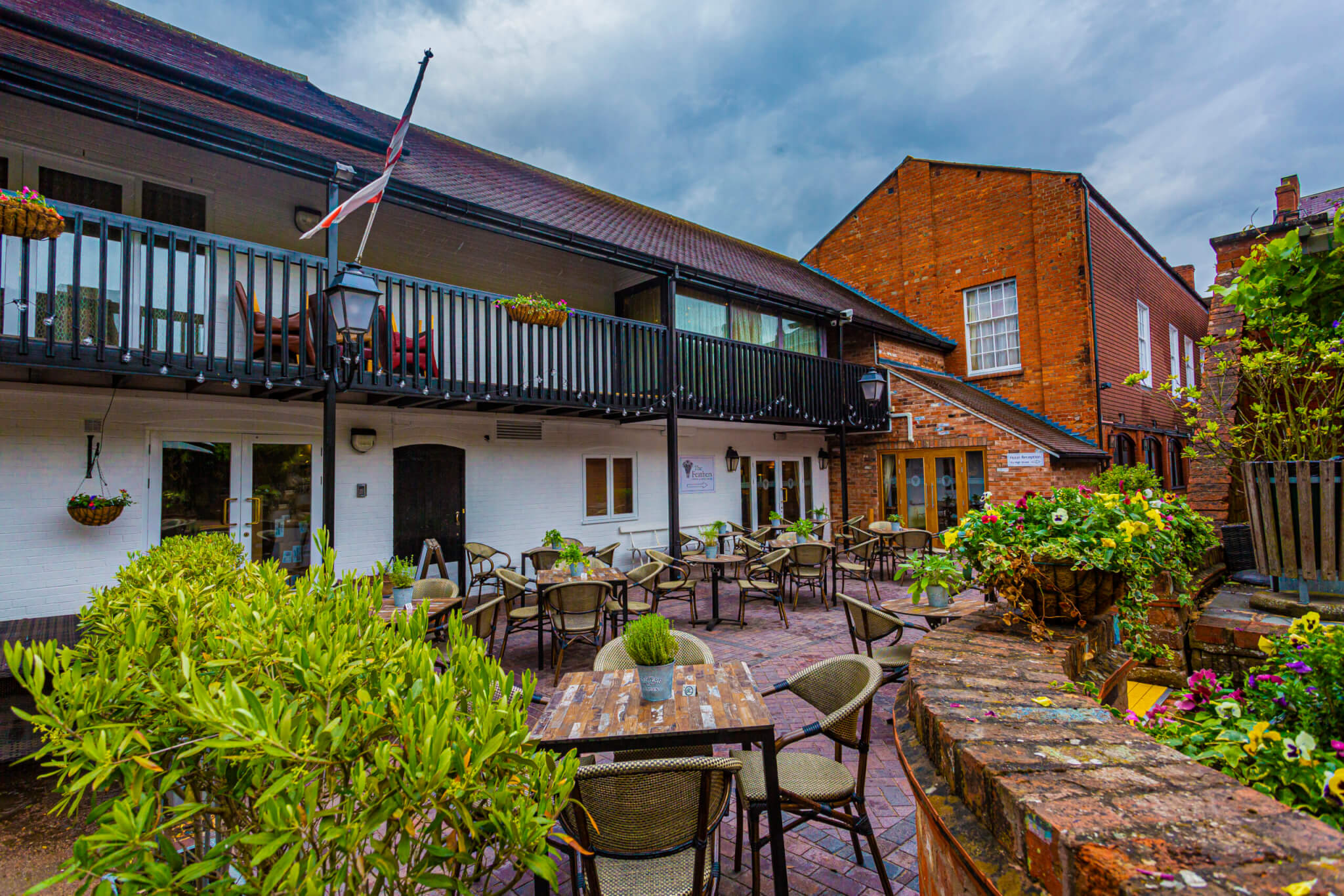 The Feathers Hotel Ledbury Gardens and Courtyards scaled