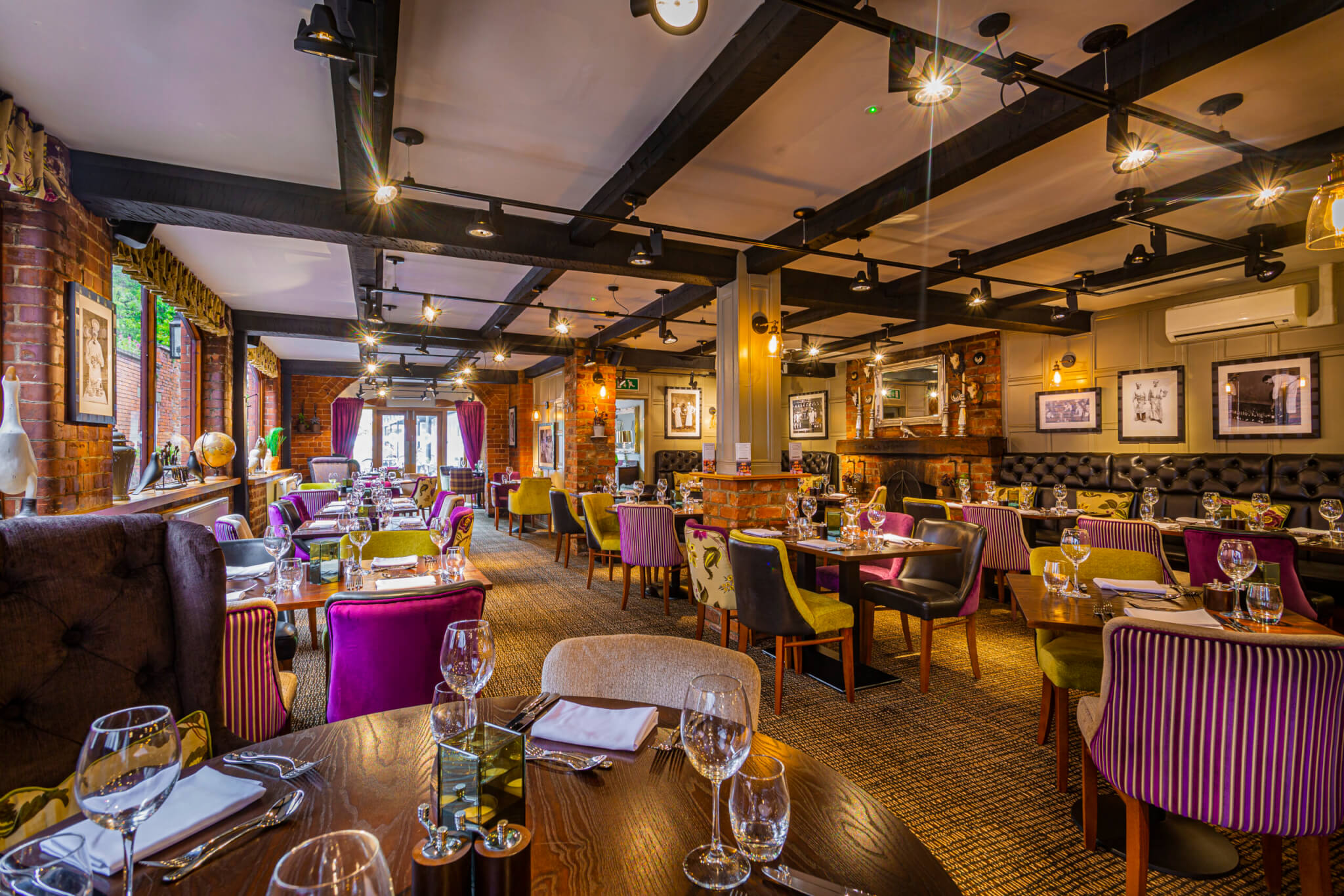 The Feathers Hotel Ledbury Dining at the restaurant scaled